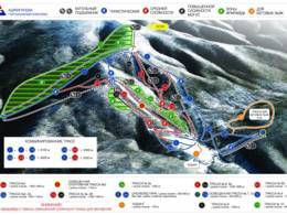 Trail map Adzhigardak