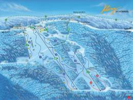 Trail map Rašov (Klíny)