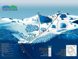 Trail map Velika Planina