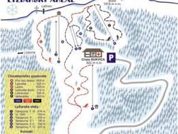 Trail map Búče – Renčišov