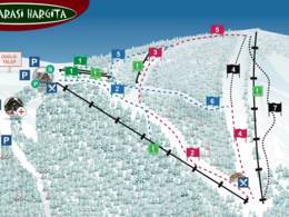 Trail map Madarasi Hargita