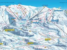 Trail map Hoch-Ybrig – Unteriberg/Oberiberg
