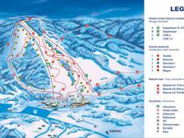 Trail map Meander Skipark – Oravice