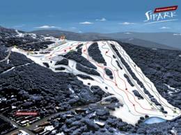 Trail map Mátraszentistván Sipark