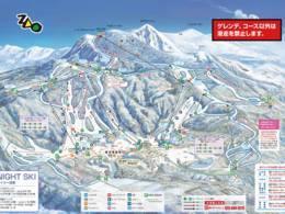 Trail map Zao Onsen