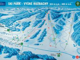Trail map Vyšné Ružbachy