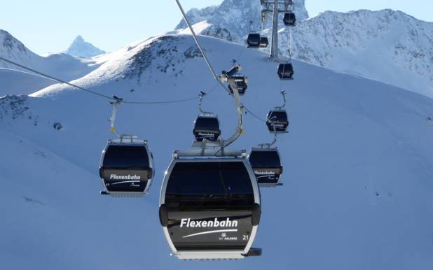 ski resort Ski Arlberg - Flexen lift: The circle is complete!
