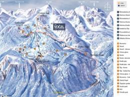 Trail map Vogel – Bohinj