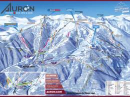Trail map Auron (Saint-Etienne-de-Tinée)