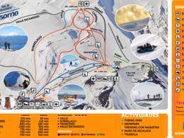 Trail map Osorno