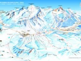 Trail map Ponte di Legno/Tonale/Presena Glacier/Temù (Pontedilegno-Tonale)