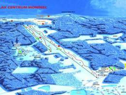 Trail map Monínec – Sedlec-Prčice