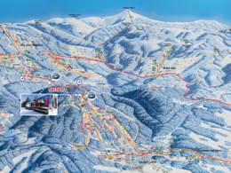 Trail map Pec pod Sněžkou