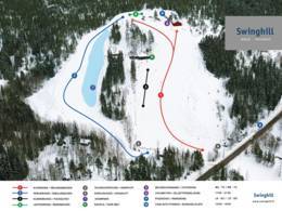 Trail map Swinghill – Solvalla (Espoo)
