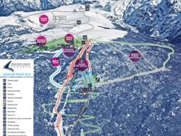 Trail map Cerro Perito Moreno – El Bolsón (Laderas)