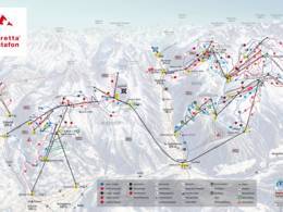 Trail map Silvretta Montafon