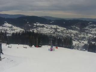 Kompleks BESKID Spytkowice - widok z górnej stacji