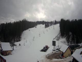 SKI SUCHE - widok na stok