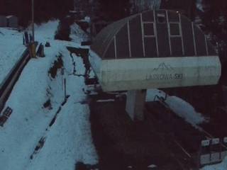 Laskowa-ski - widok z dolnej stacji