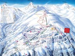 Trail map Bellwald