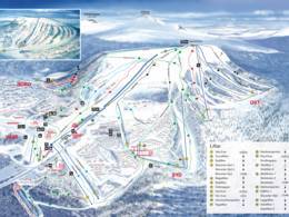 Trail map Idre Fjäll