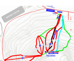 Trail map Zavjalikha