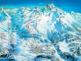 Trail map Aussois