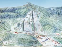 Trail map Valfjället