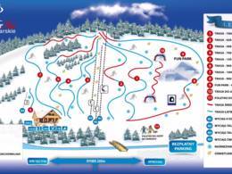 Trail map Master Ski – Tylicz