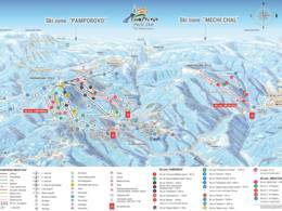 Trail map Pamporovo