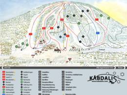 Trail map Kåbdalis