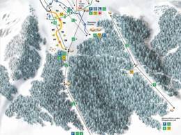 Trail map Vitosha – Sofia