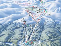 Trail map Mavrovo – Zare Lazareski