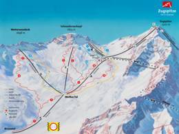Trail map Zugspitze