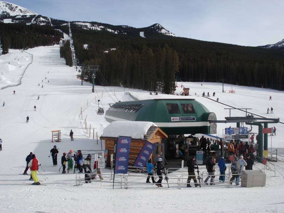 Ski lifts Lake Louise - cable cars Lake Louise - lifts Lake Louise