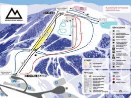 Trail map Beskid Sport Arena (Szczyrk)