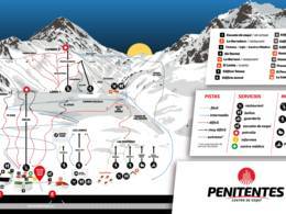 Trail map Los Penitentes