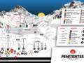 Trail map Los Penitentes