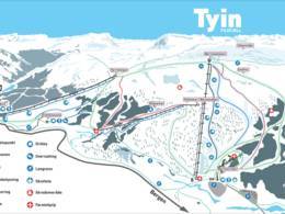 Trail map Tyin-Filefjell