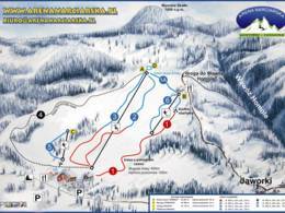 Trail map Homole – Jaworki