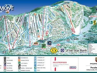 Holiday Valley Ski Map Chautauqua-Allegheny: Highest Ski Resorts - Highest Ski Resort In  Chautauqua-Allegheny