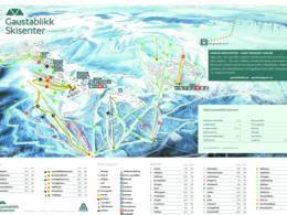 Trail map Gaustablikk – Rjukan