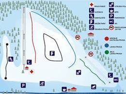 Trail map Rimski vrelec