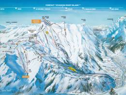 Trail map Les Contamines/Hauteluce