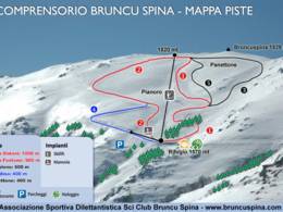 Ski resort Bruncu Spina