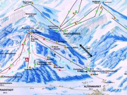 Trail map Radstadt/Altenmarkt