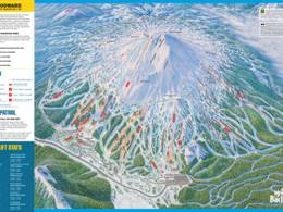 Trail map Mt. Bachelor