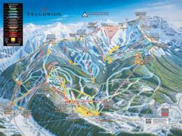 Trail map Telluride
