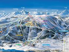 Trail map Les Angles