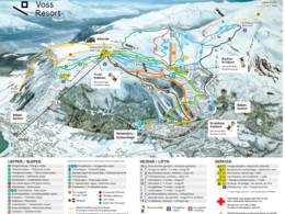 Trail map Voss Resort